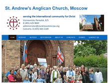 Tablet Screenshot of moscowanglican.org